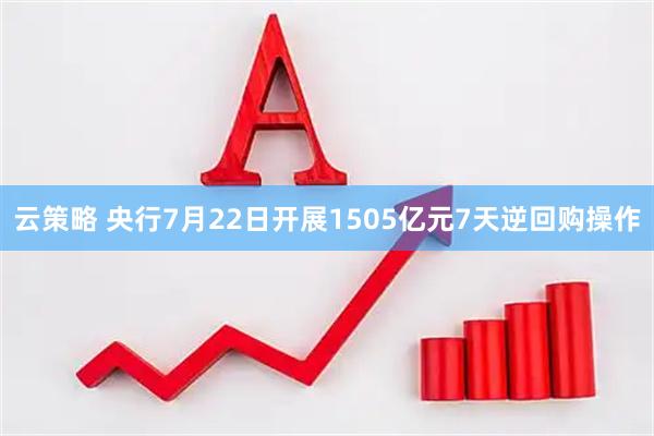 云策略 央行7月22日开展1505亿元7天逆回购操作